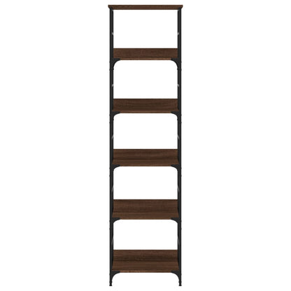 Libreria Rovere Marrone 50x33x188,5 cm in Legno Multistrato