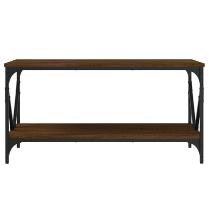 Tavolino da Salotto Rovere Marrone 90x50x45cm Legno Multistrato
