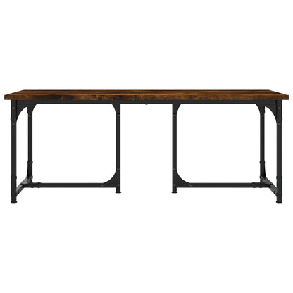 Tavolino da Salotto Rovere Fumo 90x50x35 cm Legno Multistrato