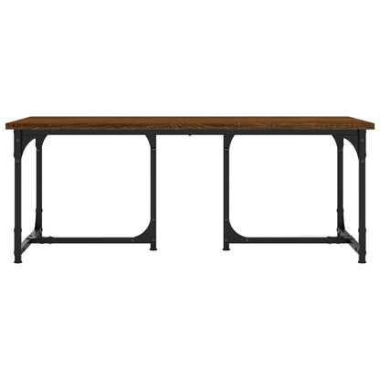 Tavolino da Salotto Rovere Marrone 90x50x35cm Legno Multistrato