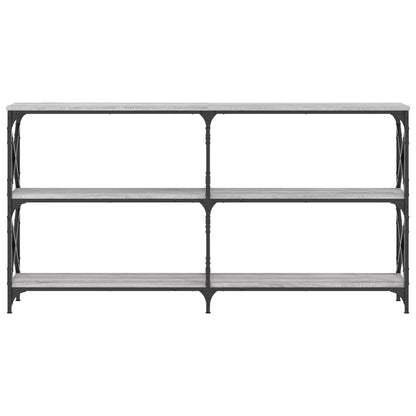 Tavolo Consolle Grigio Sonoma 200x28x80,5 cm Legno Multistrato