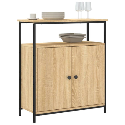 Credenza Rovere Sonoma 70x30x80 cm Legno ingegnerizzato