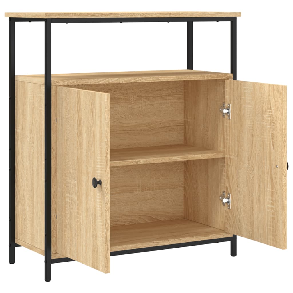 Credenza Rovere Sonoma 70x30x80 cm Legno ingegnerizzato
