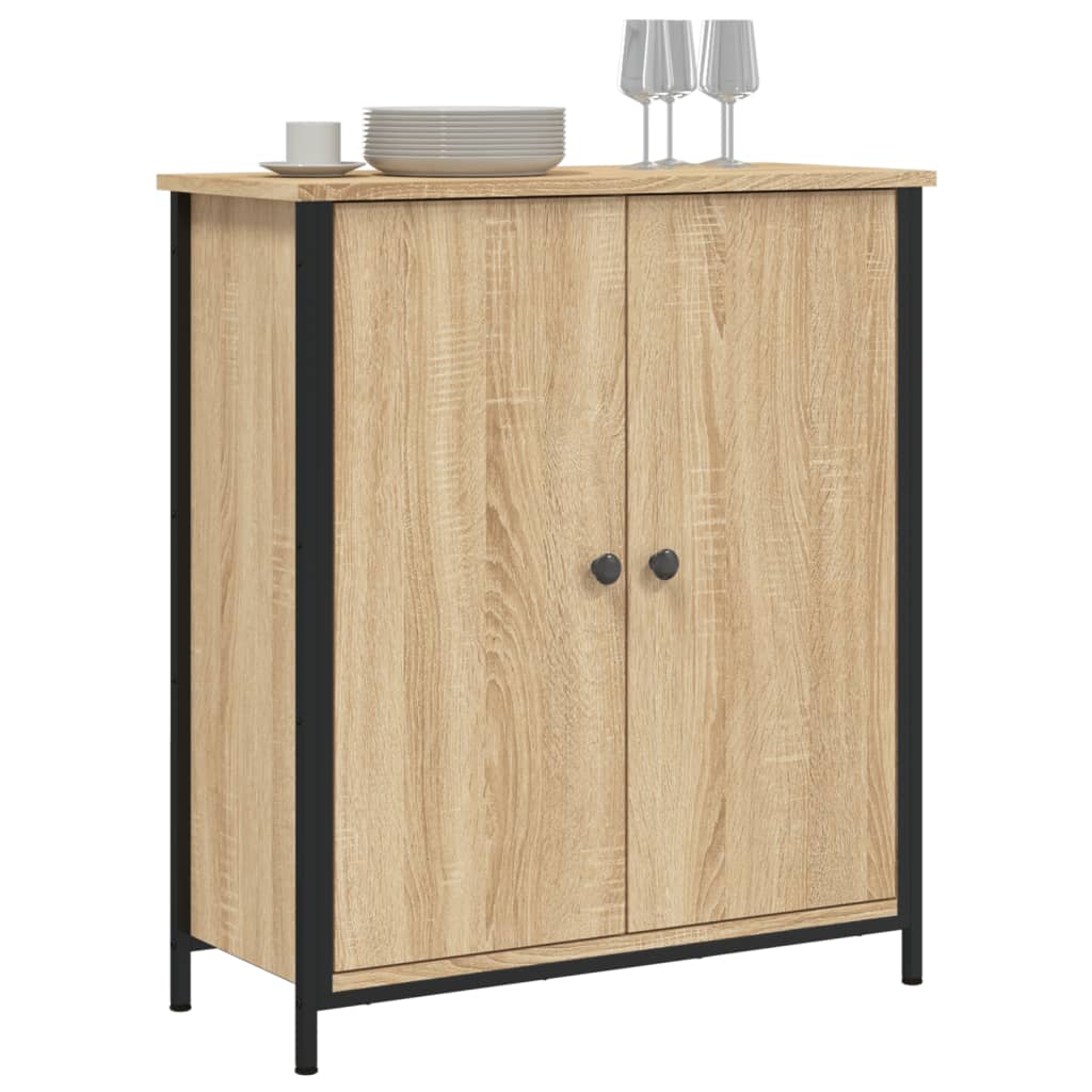 Credenza Rovere Sonoma 70x30x80 cm in Legno Multistrato