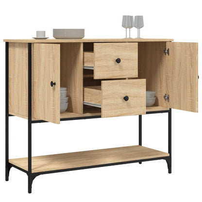 Credenza Rovere Sonoma 100x36x85 cm in Legno Multistrato