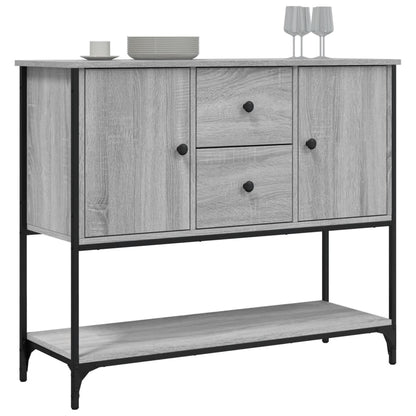 Credenza Grigio Sonoma 100x36x85 cm in Legno Multistrato