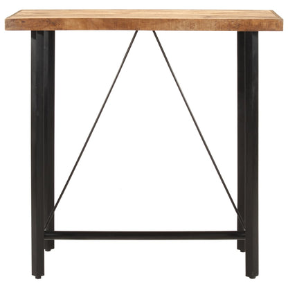 Tavolino da Bar 110x55x107 cm Legno Massello di Mango e Ferro