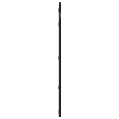 Specchio da Parete Nero 40x80 cm Arco in Ferro