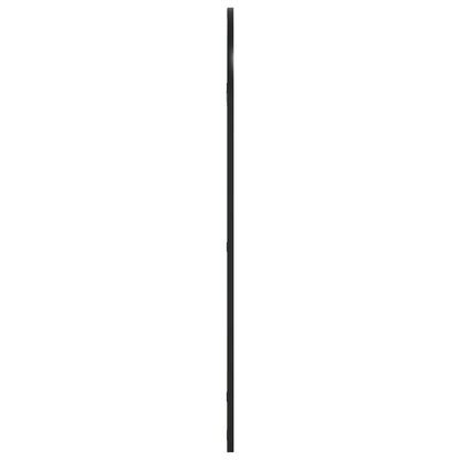 Specchio da Parete Nero 50x100 cm Arco in Ferro