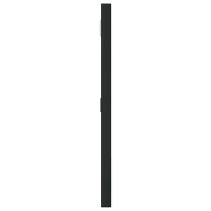 Specchio da Parete Nero 30x30 cm Quadrato in Ferro