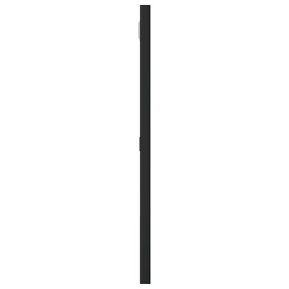 Specchio da Parete Nero 40x40 cm Quadrato in Ferro