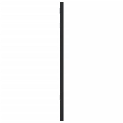 Specchio da Parete Nero 50x50 cm Quadrato in Ferro