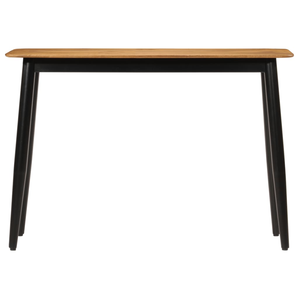 Tavolo Consolle 110x40x76 cm in Legno Massello di Mango e Ferro