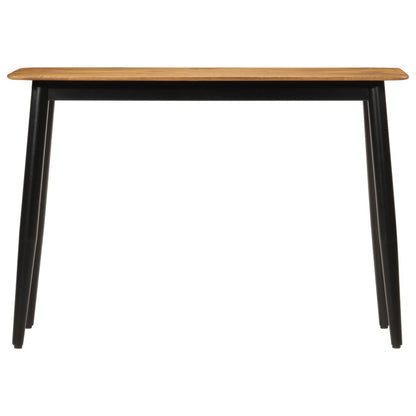 Tavolo Consolle 110x40x76 cm in Legno Massello di Mango e Ferro