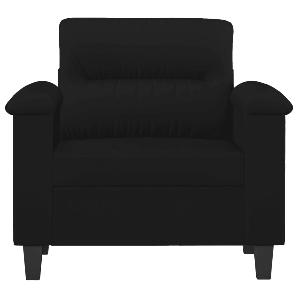 Poltrona Nera 60 cm in Microfibra