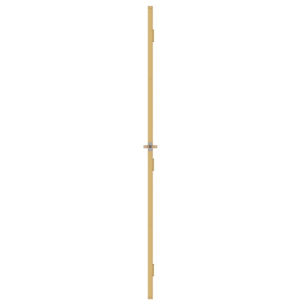 Porta Interni Sottile Oro 76x201,5cm Vetro Temperato Alluminio
