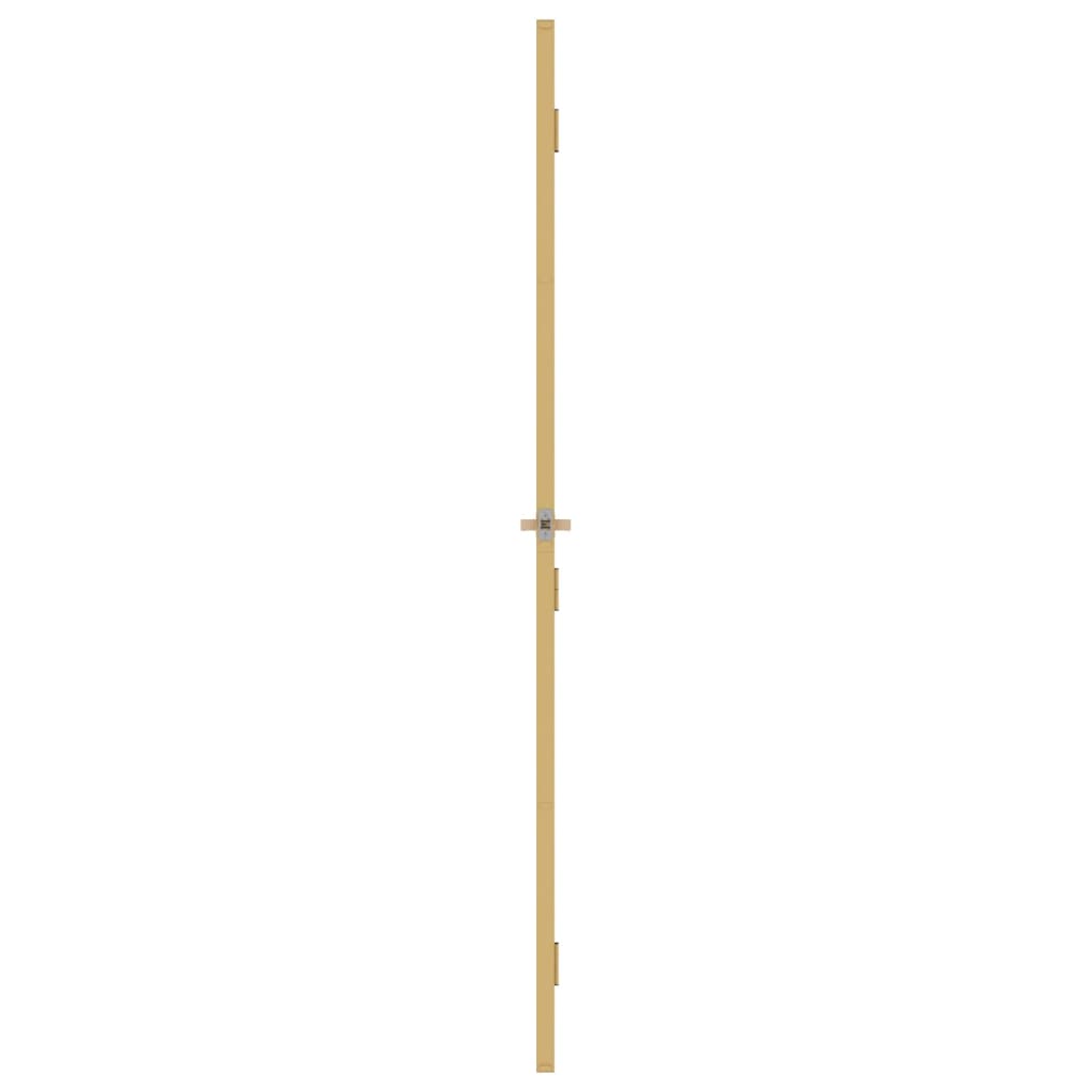 Porta Interni Sottile Oro 83x201,5cm Vetro Temperato Alluminio