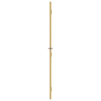 Porta Interni Sottile Oro 83x201,5cm Vetro Temperato Alluminio