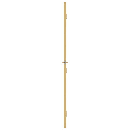 Porta Interni Sottile Oro 93x201,5cm Vetro Temperato Alluminio