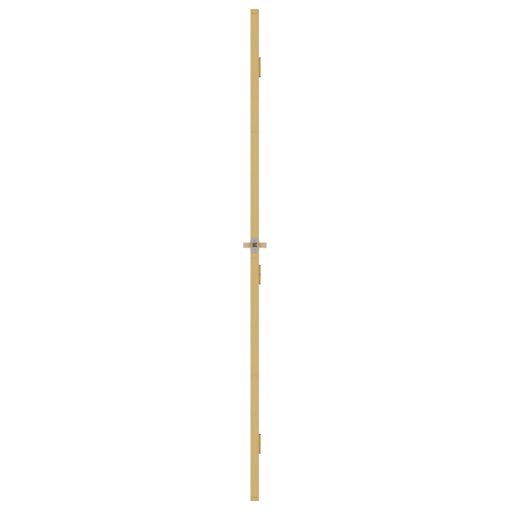 Porta Interni Sottile Oro 102,5x201,5 Vetro Temperato Alluminio