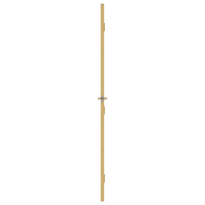 Porta Interni Sottile Oro 102,5x201,5 Vetro Temperato Alluminio