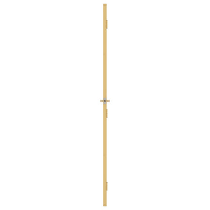 Porta Interni Sottile Oro 76x201,5cm Vetro Temperato Alluminio