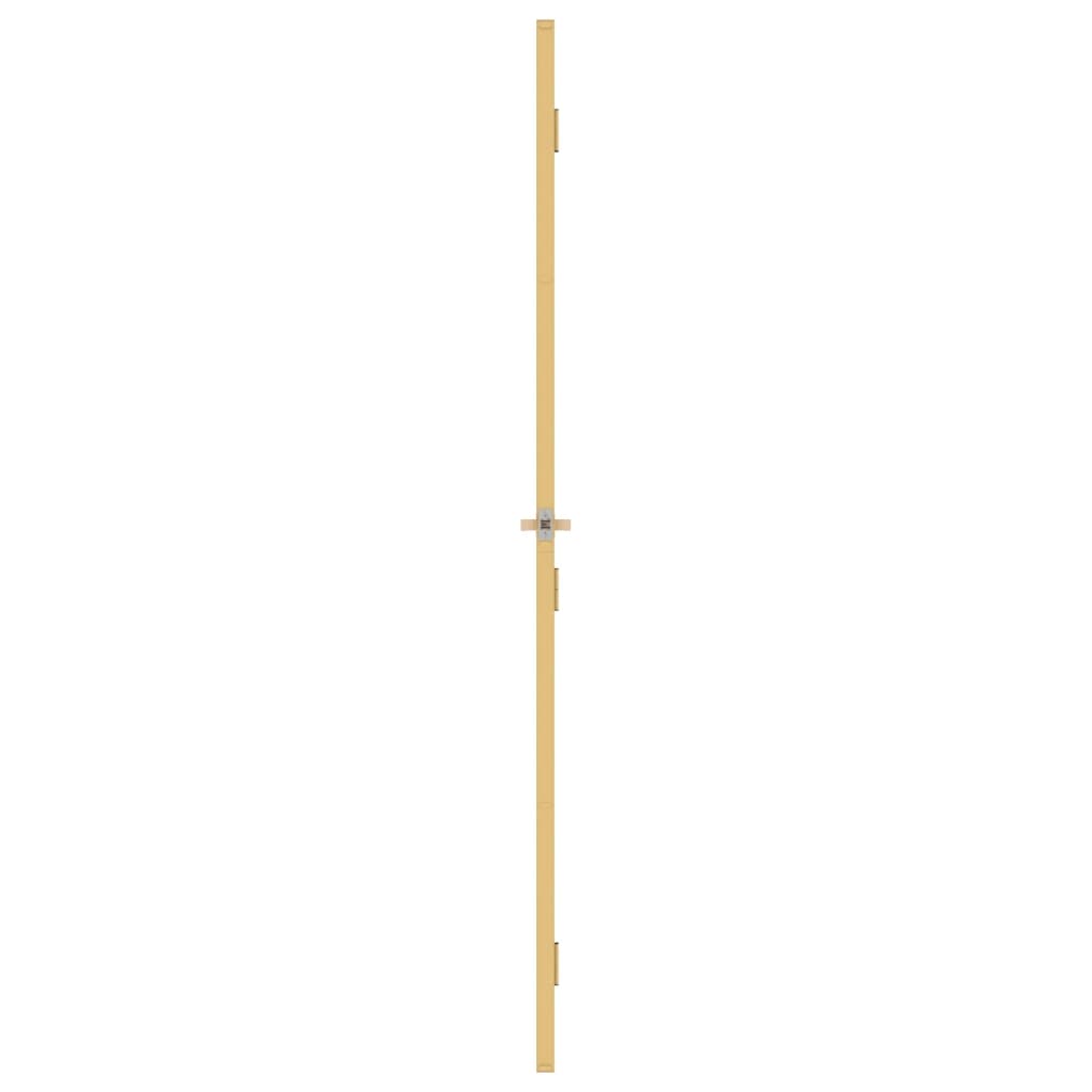 Porta Interni Sottile Oro 83x201,5cm Vetro Temperato Alluminio