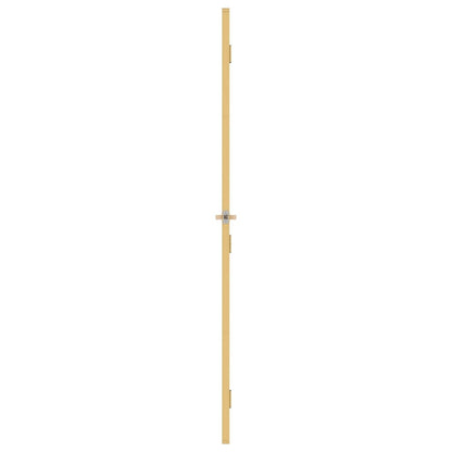 Porta Interni Sottile Oro 83x201,5cm Vetro Temperato Alluminio