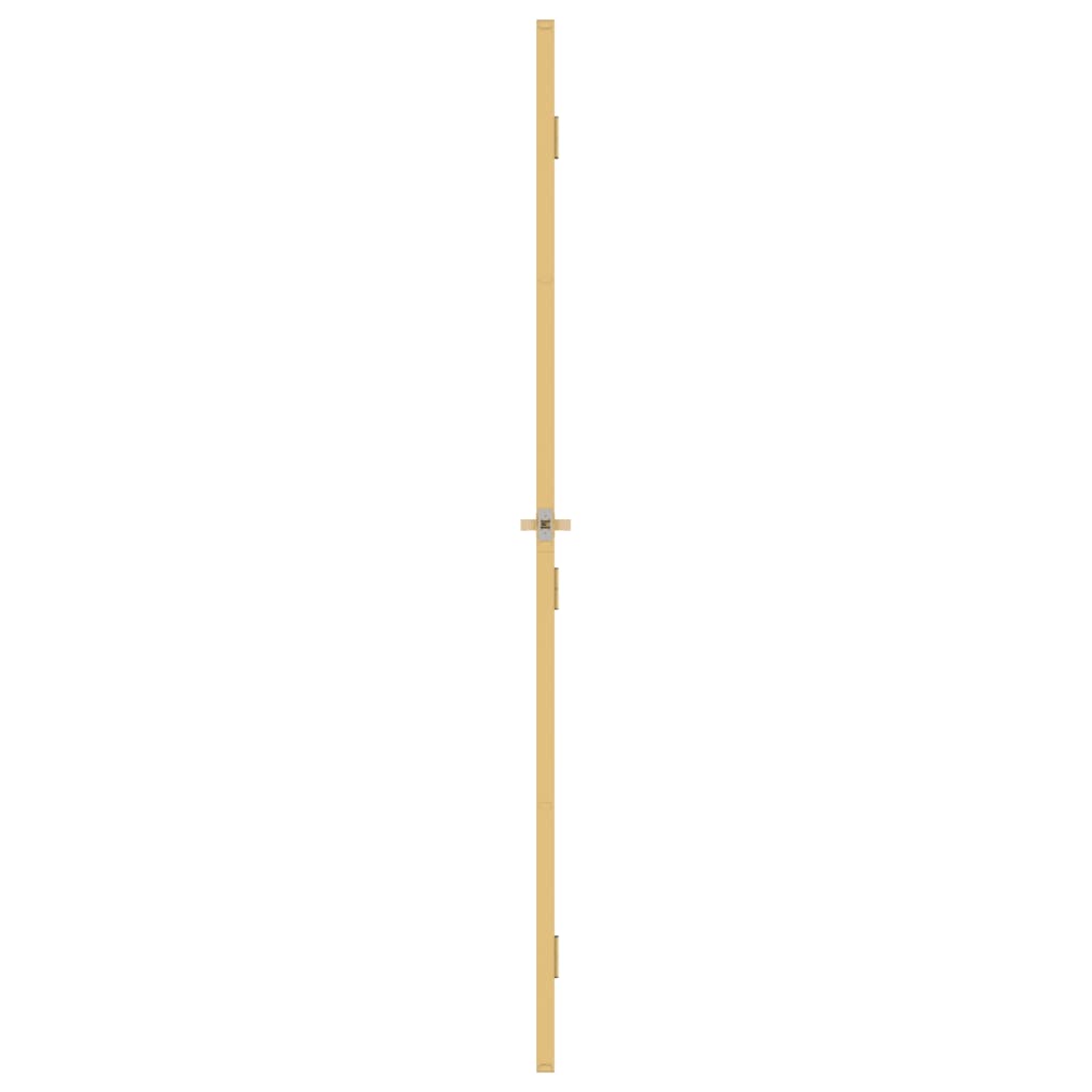 Porta Interni Sottile Oro 93x201,5cm Vetro Temperato Alluminio