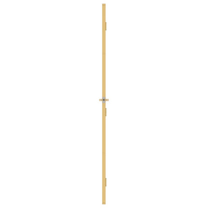 Porta Interni Sottile Oro 93x201,5cm Vetro Temperato Alluminio