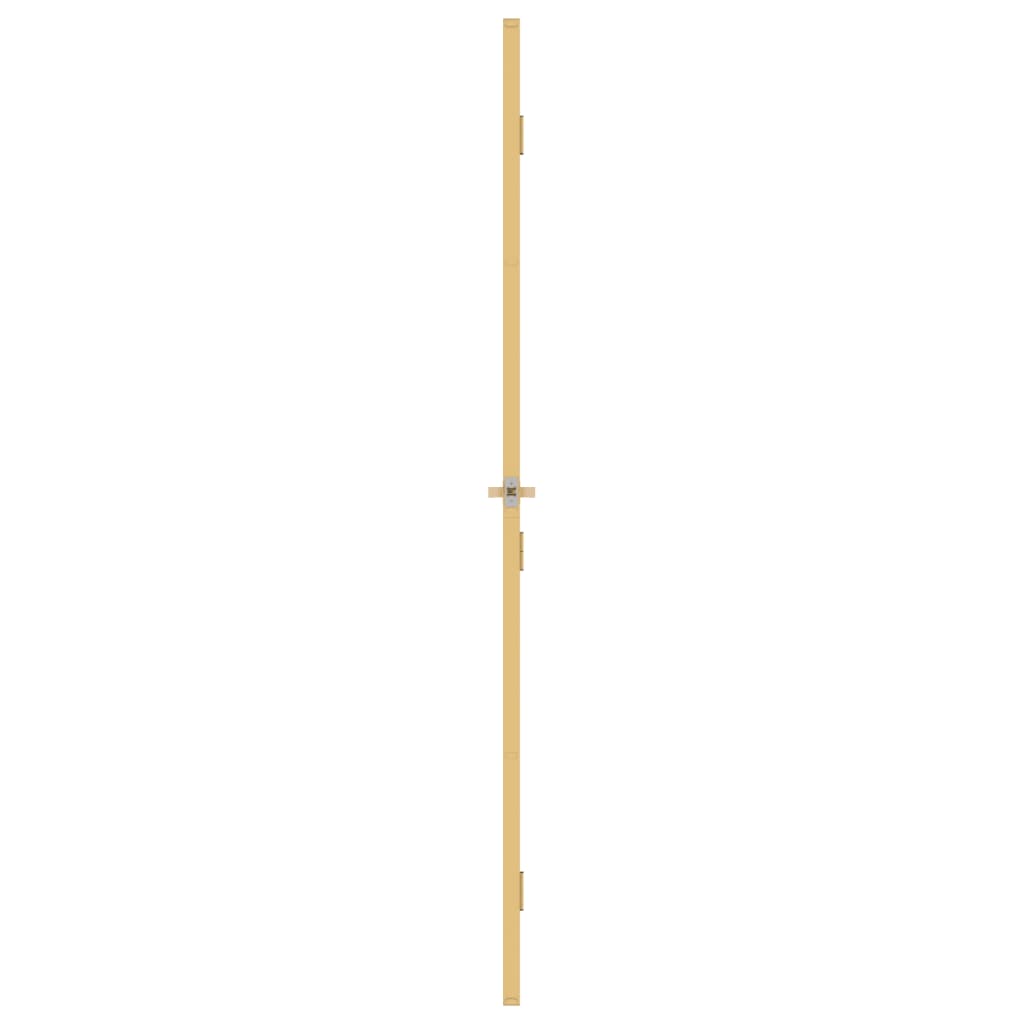 Porta Interni Sottile Oro 102,5x201,5 Vetro Temperato Alluminio