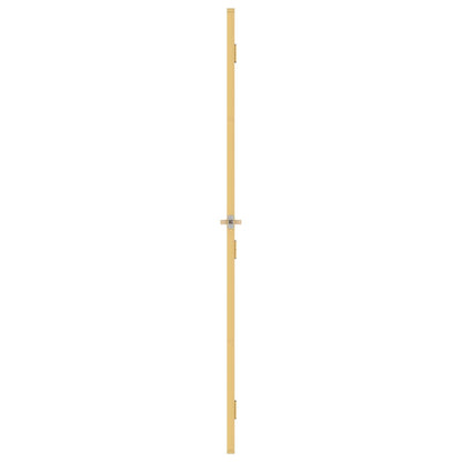 Porta Interni Sottile Oro 76x201,5cm Vetro Temperato Alluminio