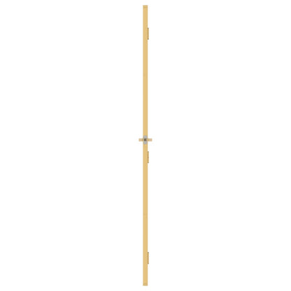 Porta Interni Sottile Oro 93x201,5cm Vetro Temperato Alluminio