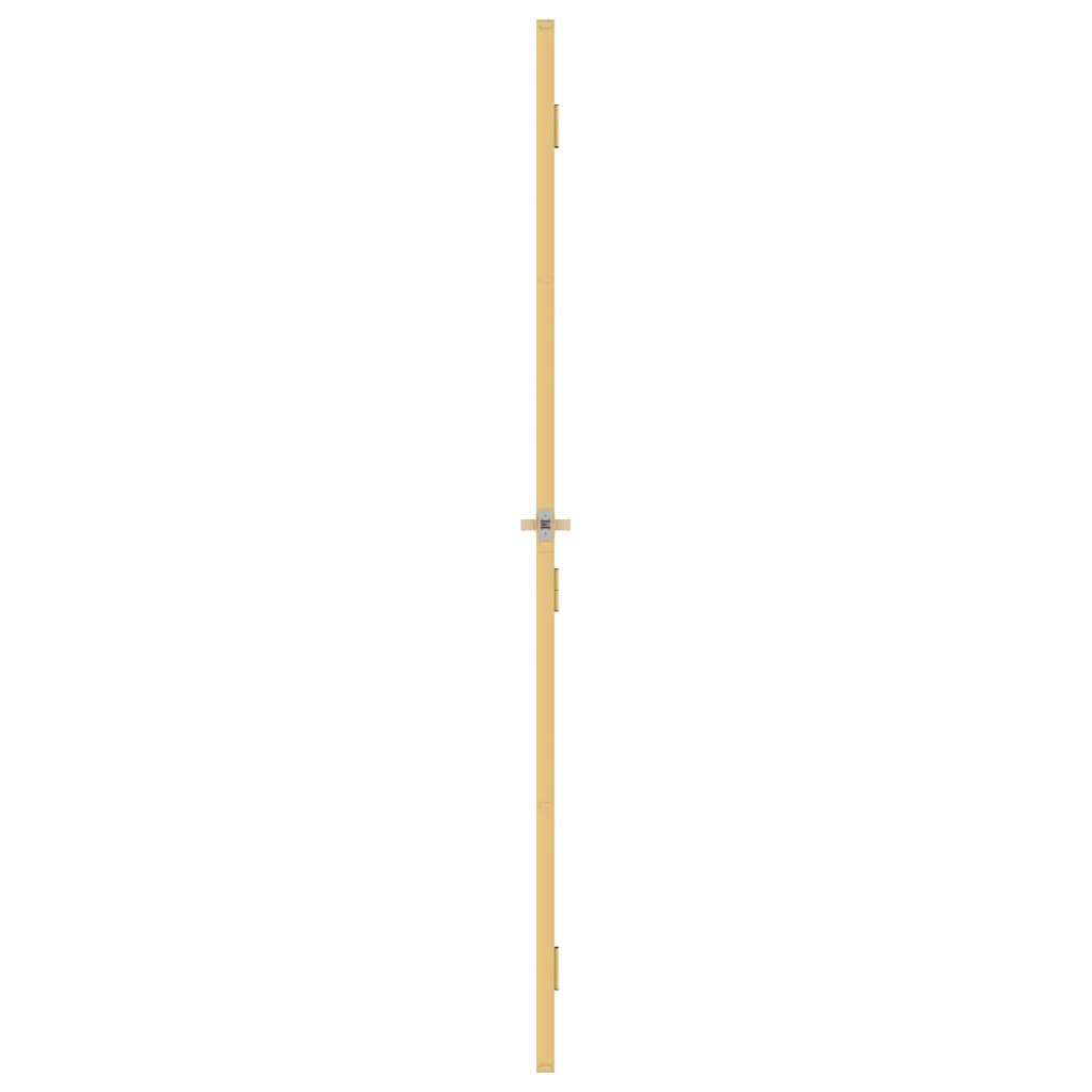 Porta Interni Sottile Oro 102,5x201,5 Vetro Temperato Alluminio