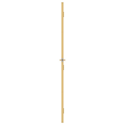Porta Interni Sottile Oro 83x201,5cm Vetro Temperato Alluminio