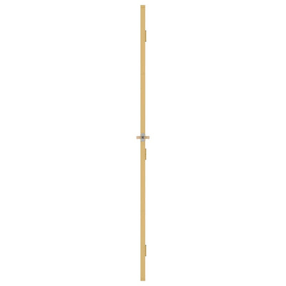 Porta Interni Sottile Oro 93x201,5cm Vetro Temperato Alluminio