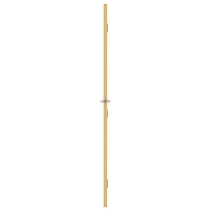 Porta Interni Sottile Oro 102,5x201,5 Vetro Temperato Alluminio