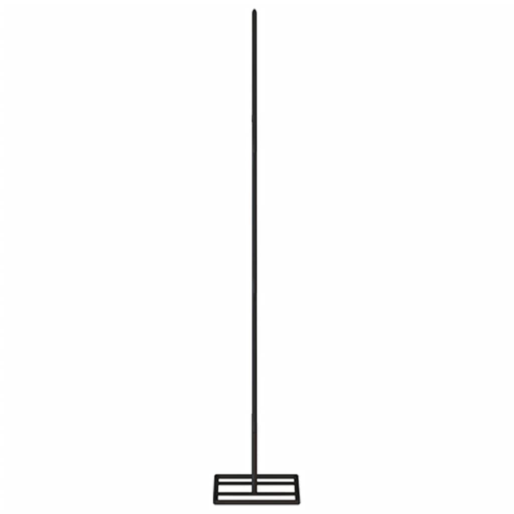 Albero di Natale Decorativo in Metallo Nero 60 cm