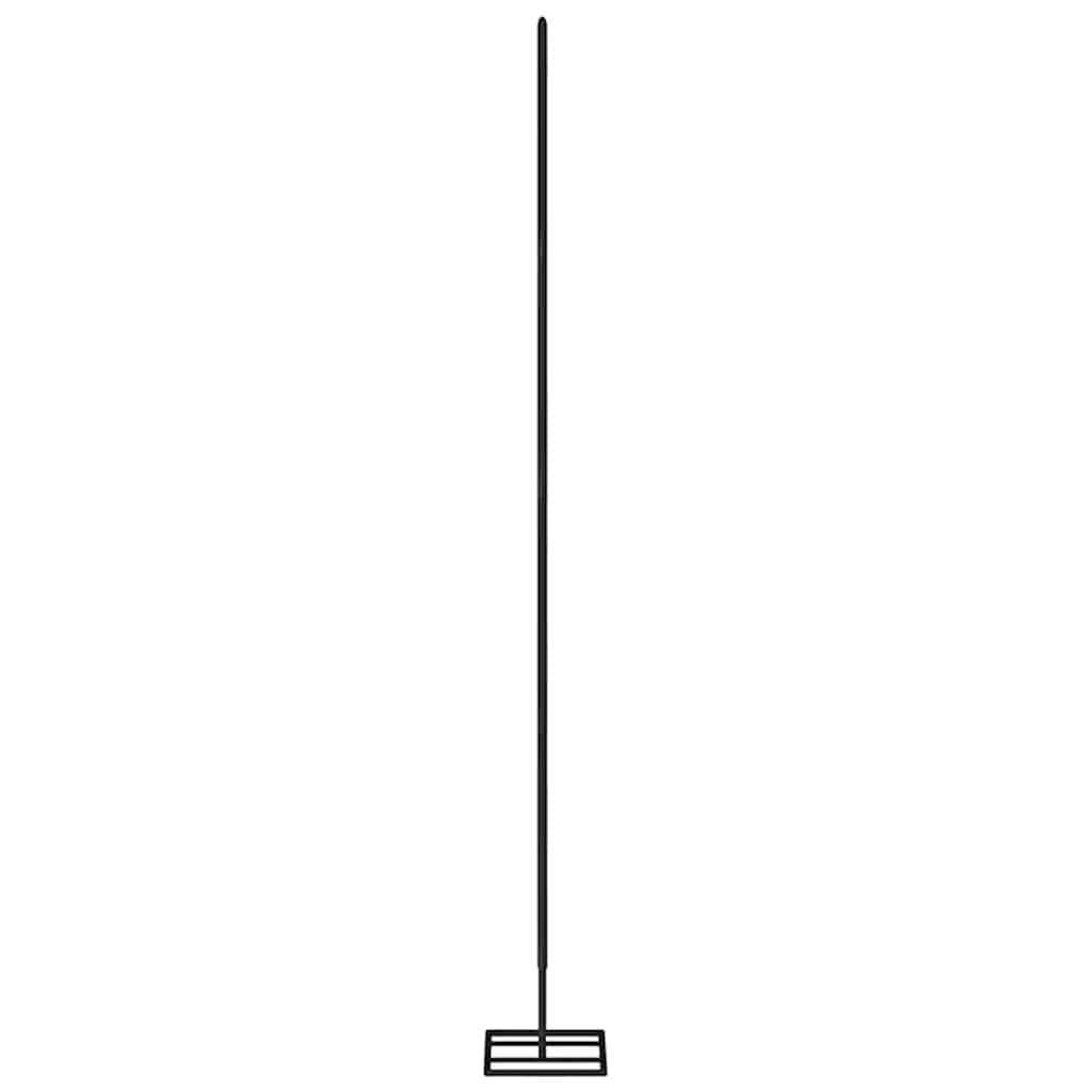 Albero di Natale Decorativo in Metallo Nero 125 cm