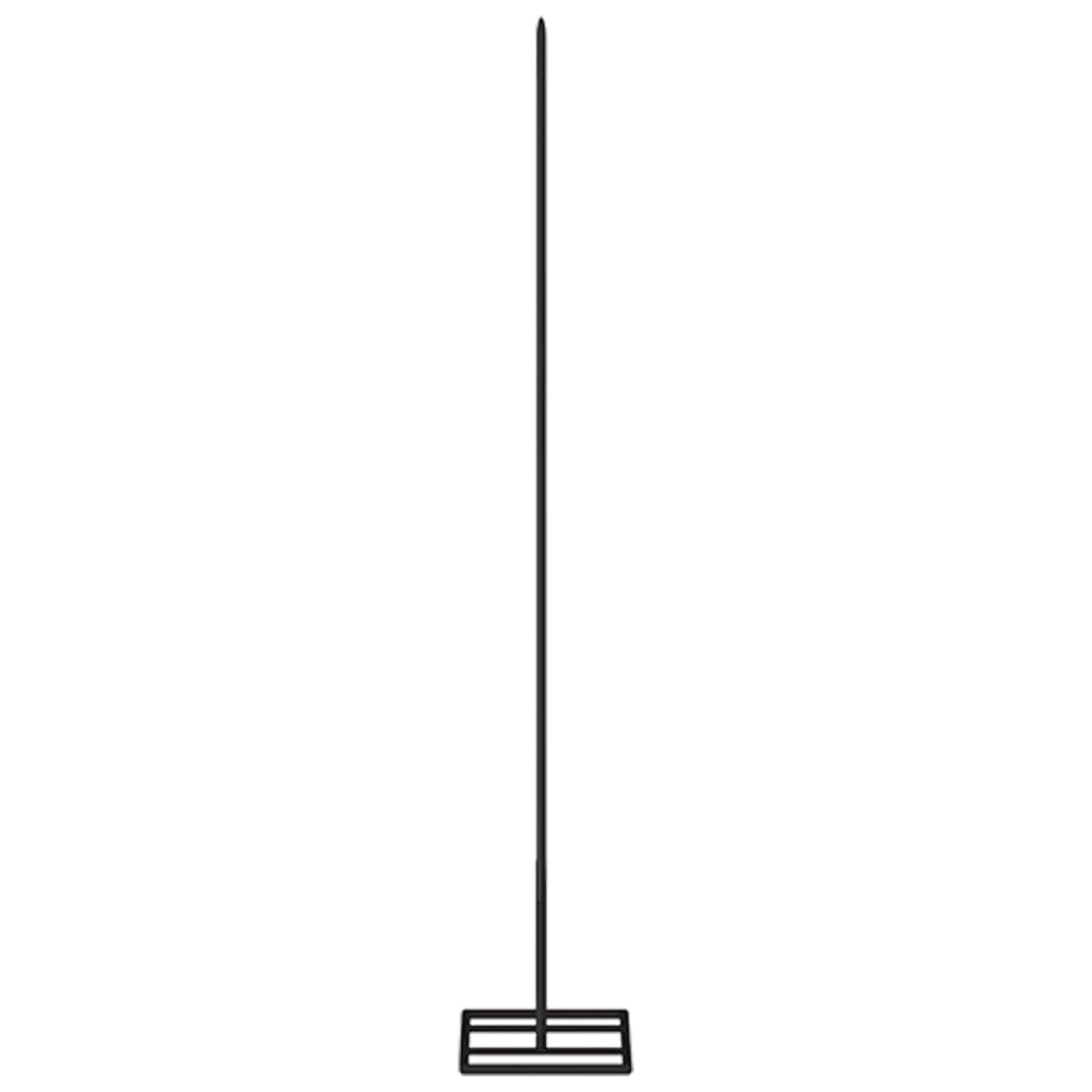 Albero di Natale Decorativo in Metallo Nero 60 cm
