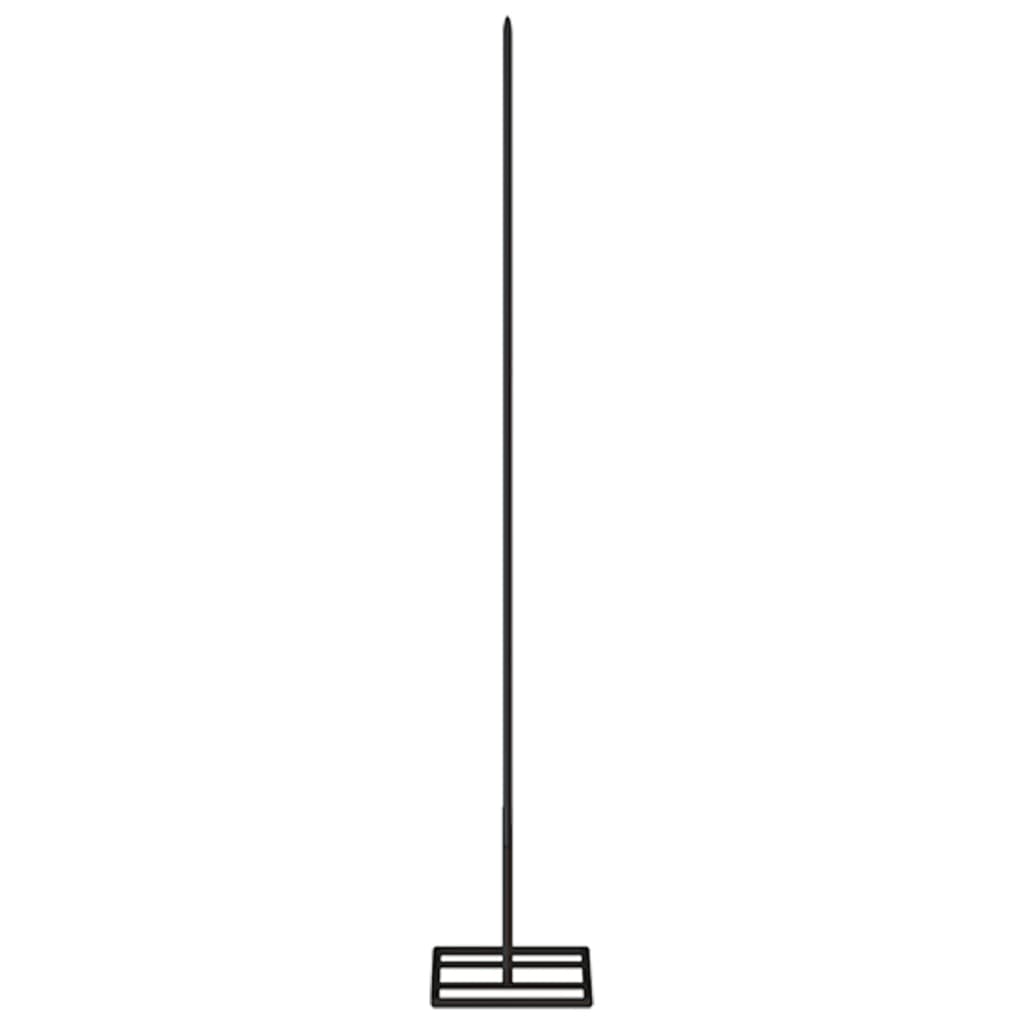 Albero di Natale Decorativo in Metallo Nero 90 cm