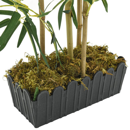Albero BambÃ¹ Artificiale 368 Foglie 80 cm Verde