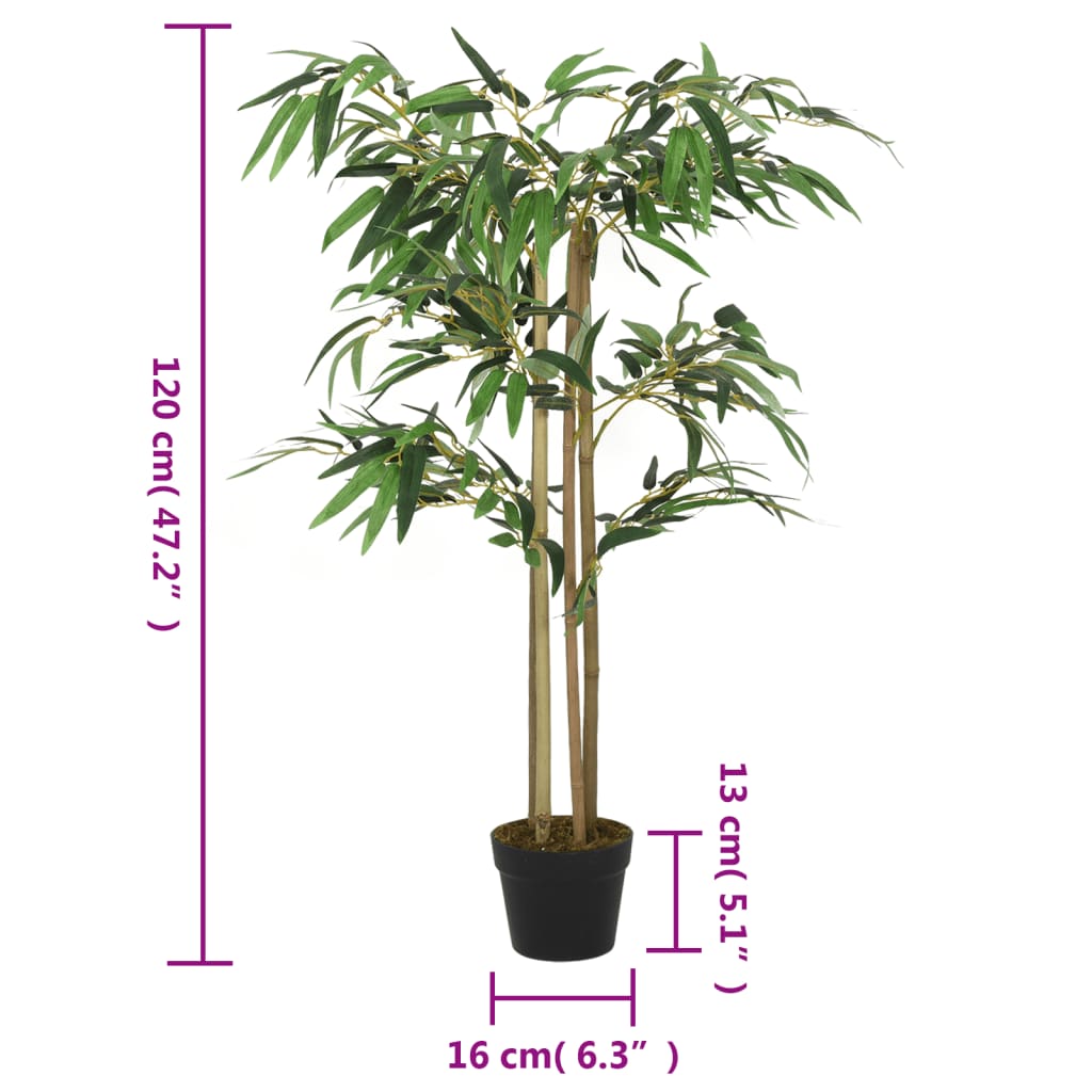 Albero BambÃ¹ Artificiale 760 Foglie 120 cm Verde