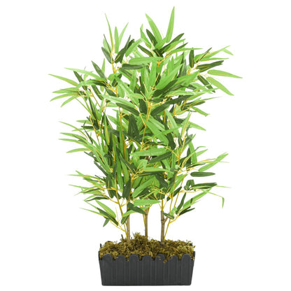 Albero BambÃ¹ Artificiale 500 Foglie 80 cm Verde