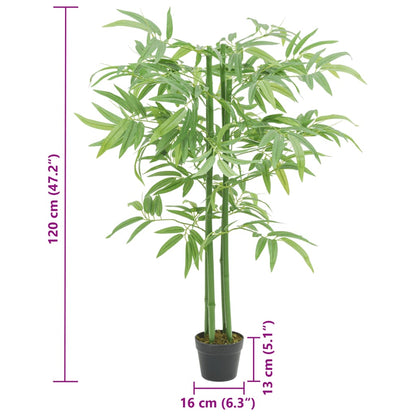 Albero BambÃƒÂ¹ Artificiale 384 Foglie 120 cm Verde