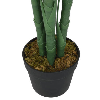 Palma Artificiale 28 Foglie 120 cm Verde