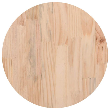Piano Tavolo Rotondo Ã˜40x3 cm in Legno Massello di Pino