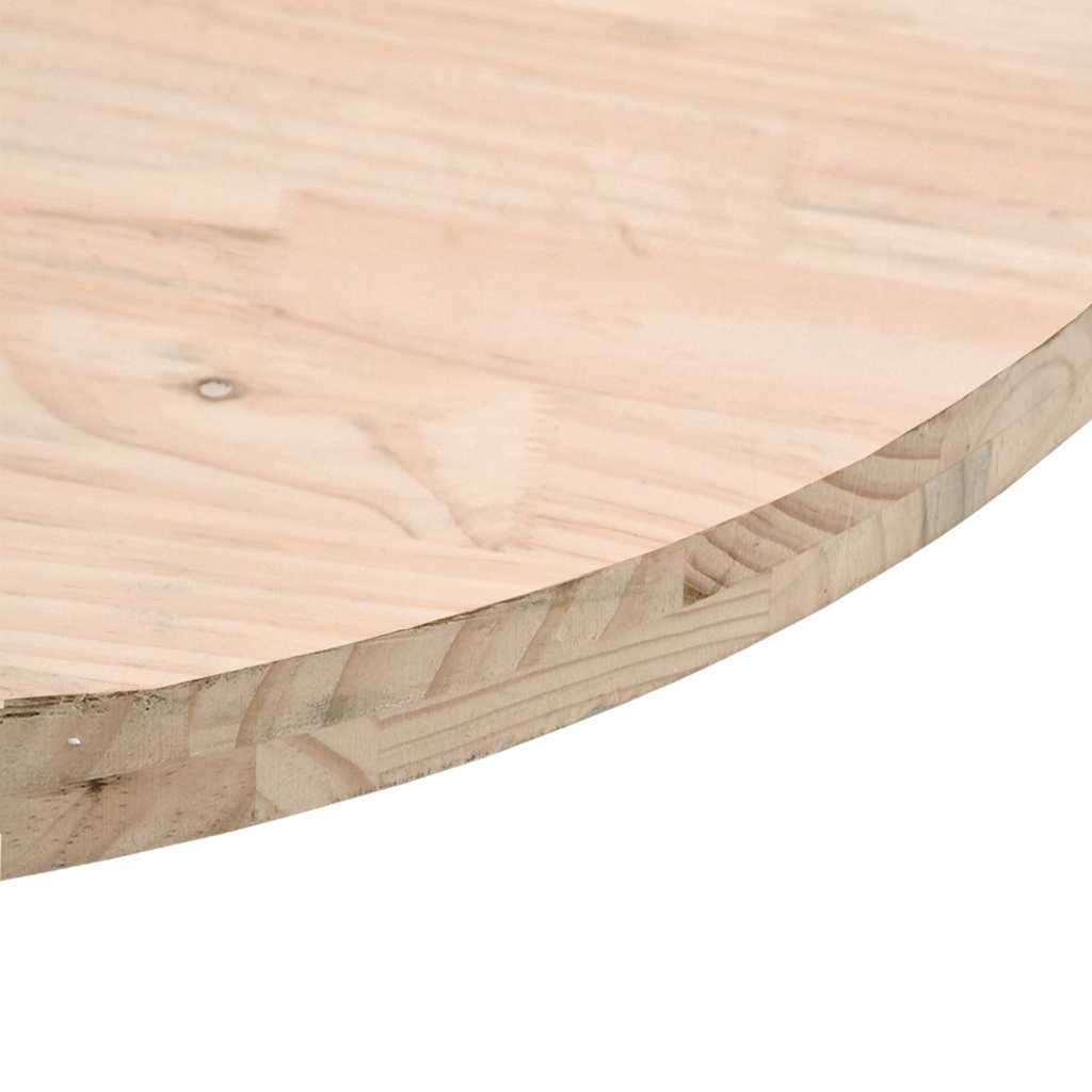 Piano Tavolo Rotondo Ã˜40x3 cm in Legno Massello di Pino
