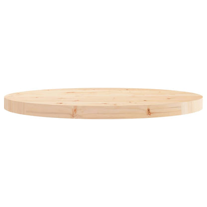 Piano Tavolo Rotondo Ã˜60x3 cm in Legno Massello di Pino