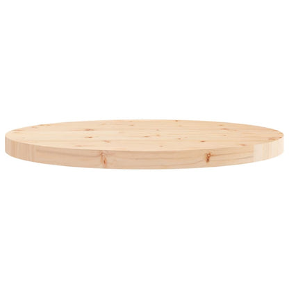 Piano Tavolo Rotondo Ã˜60x3 cm in Legno Massello di Pino